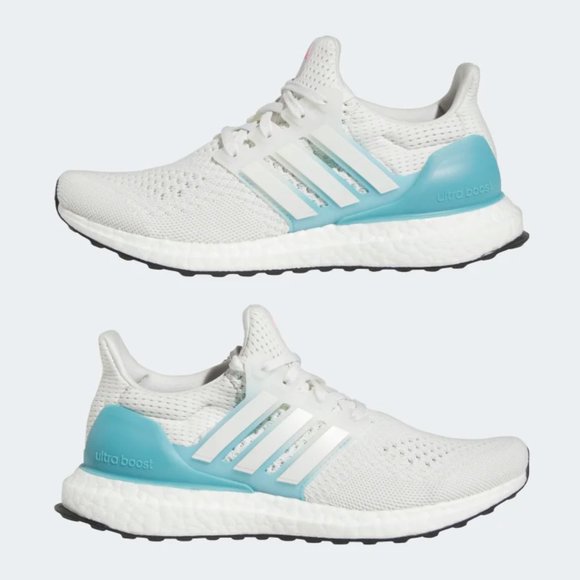 {adidas} UltraBOOST 1.0 Crystal White/Blue Women's Size 9